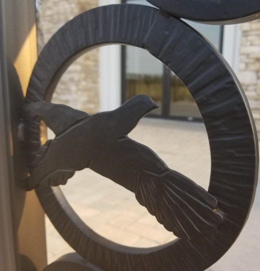 Logo Incorporation in Railing at Manor House (Crossmount Centre for Healthy Aging)