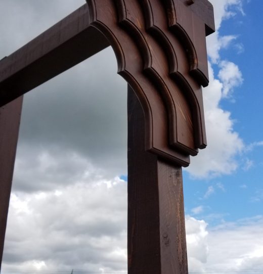 Wedding Garden Arch Detailing