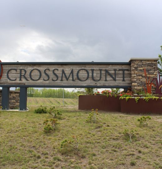 Crossmount Entry Sign